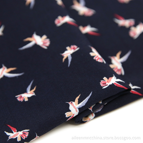 viscose rayon reactive print fujet crepe Fabric